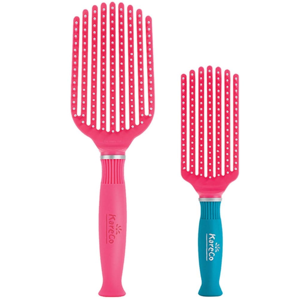 KareCo Tangle Buster® Detangler & Pink Tangle Buster® Mini Hair Brush Set - Styling Tools - KareCo Tangle