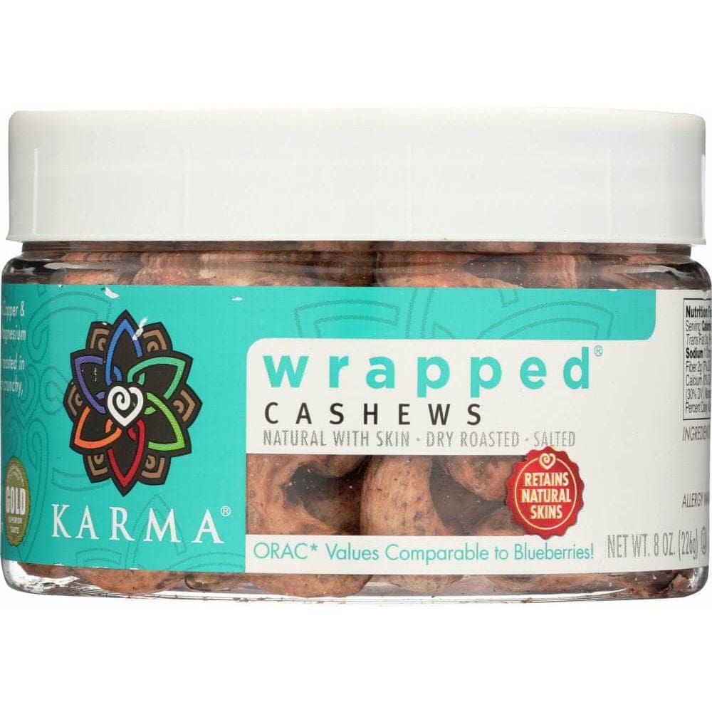 Karma Karma Cashews Wrapped Sea Salt, 8 oz