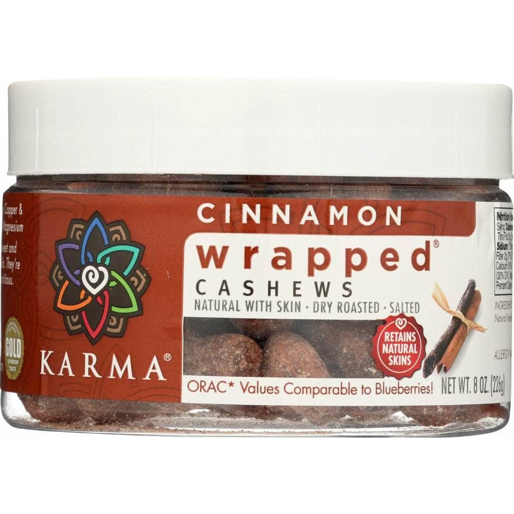 Karma Karma Cinnamon Wrapped Cashews, 8oz