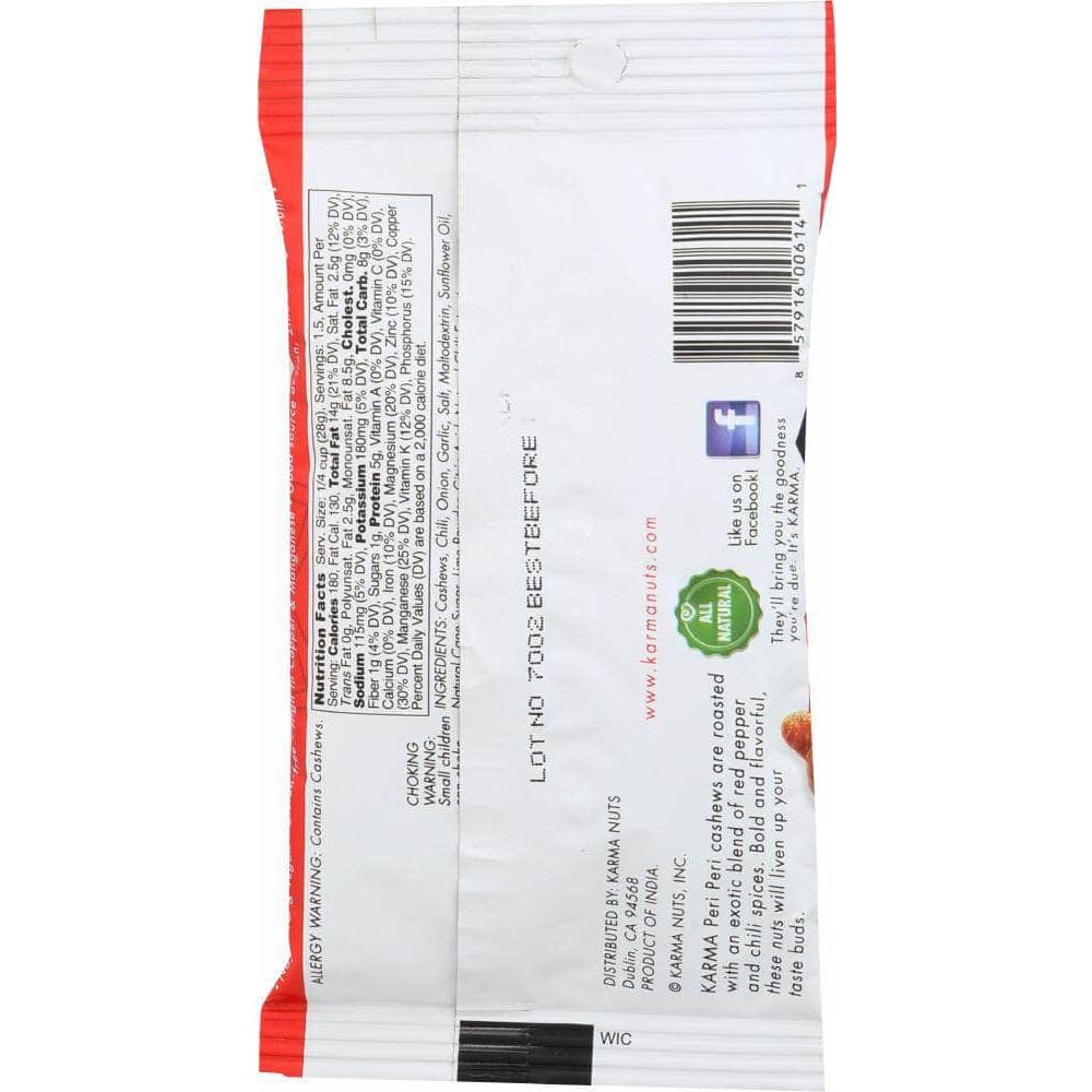 Karma Karma Roasted Peri Peri Snack, 1.5 oz