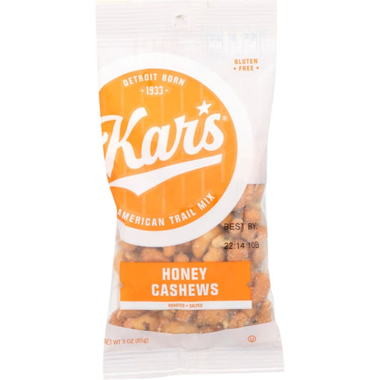 KARS: Honey Roasted Cashews 3 oz (Pack of 5) - Grocery > Snacks > Nuts - KARS