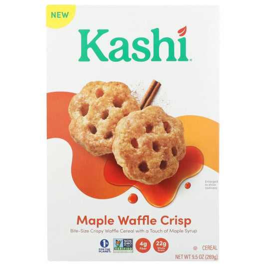 KASHI: Cereal Maple Waffle Crisp 9.5 OZ (Pack of 4) - Breakfast > Breakfast Foods - KASHI