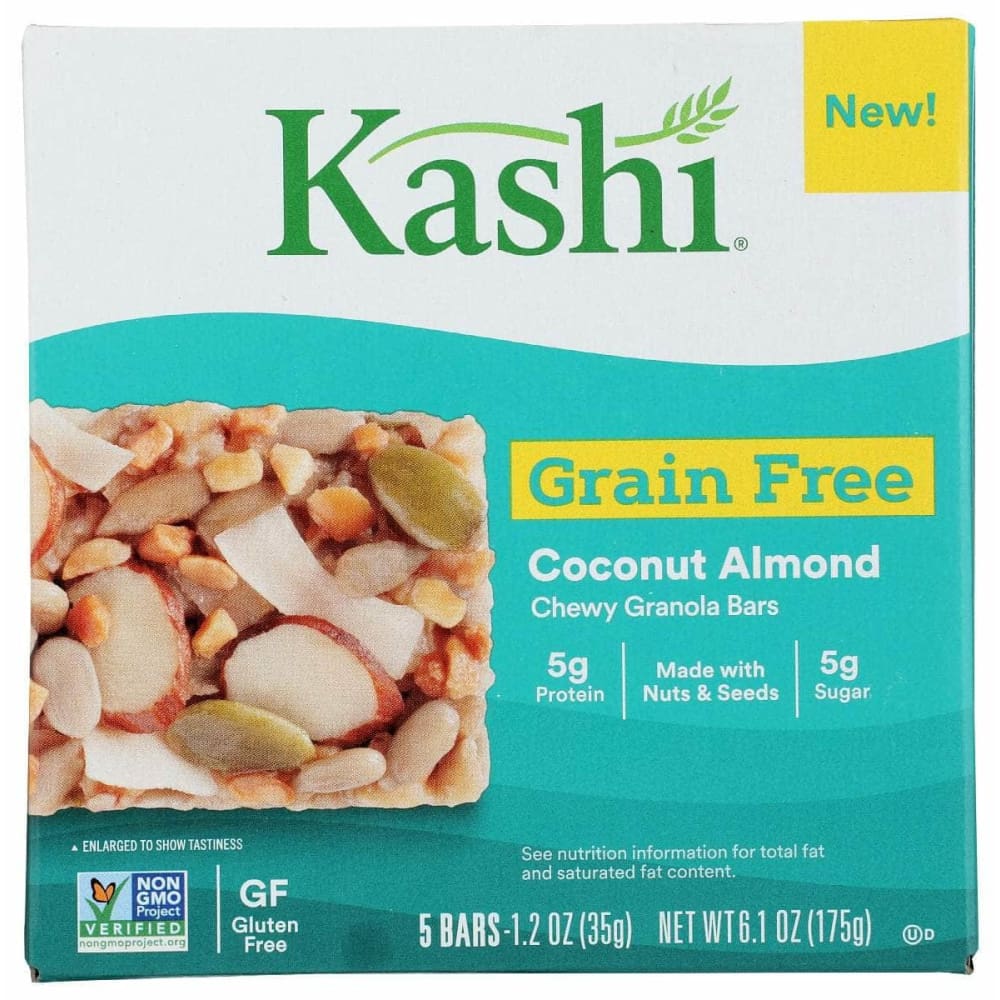 KASHI KASHI Grain Free Coconut Almond Chewy Granola Bars 5 Count Box, 6.1 oz