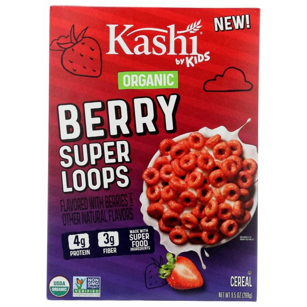 KASHI KASHI Organic Berry Super Loops Kids Cereal, 9.5 oz