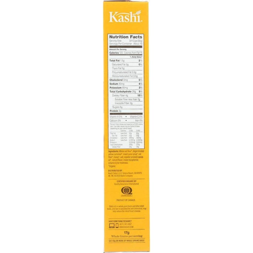 Kashi Kashi Organic Heart to Heart Honey Toasted Oat Cereal, 12 oz