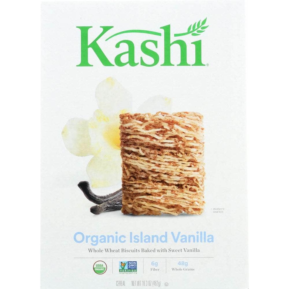 Kashi Kashi Organic Whole Wheat Biscuit Cereal Island Vanilla, 16.3 oz