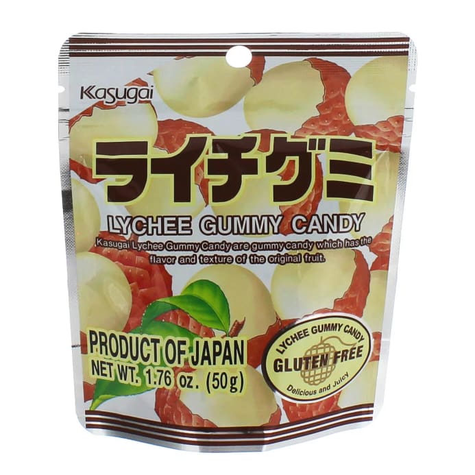 KASUGAI: Lychee Gummy Candy 1.76 oz - Grocery > Chocolate Desserts and Sweets > Candy - KASUGAI