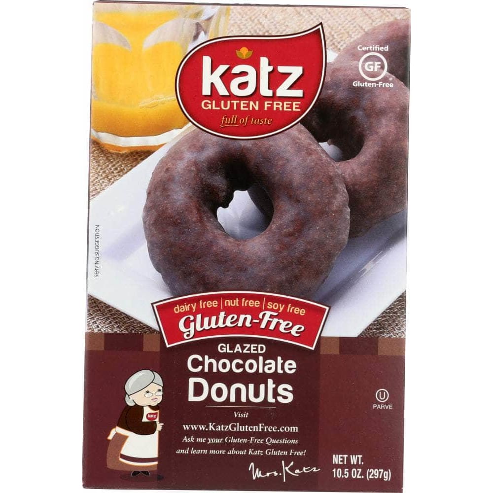 Katz Katz Glazed Chocolate Donut, 10.50 oz