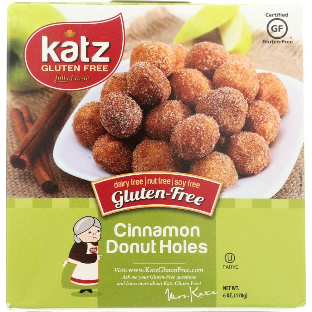 Katz Katz Gluten Free Cinnamon Donut Holes, 6 oz