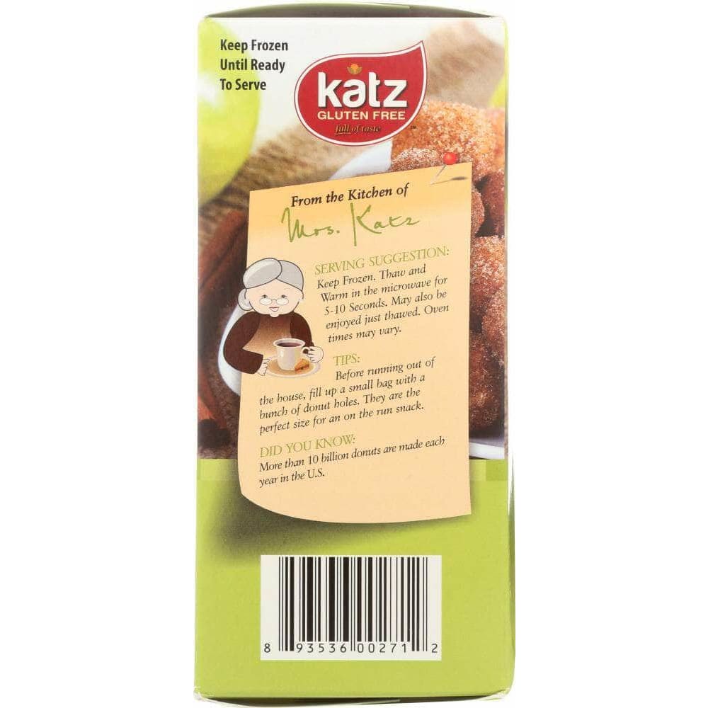 Katz Katz Gluten Free Cinnamon Donut Holes, 6 oz