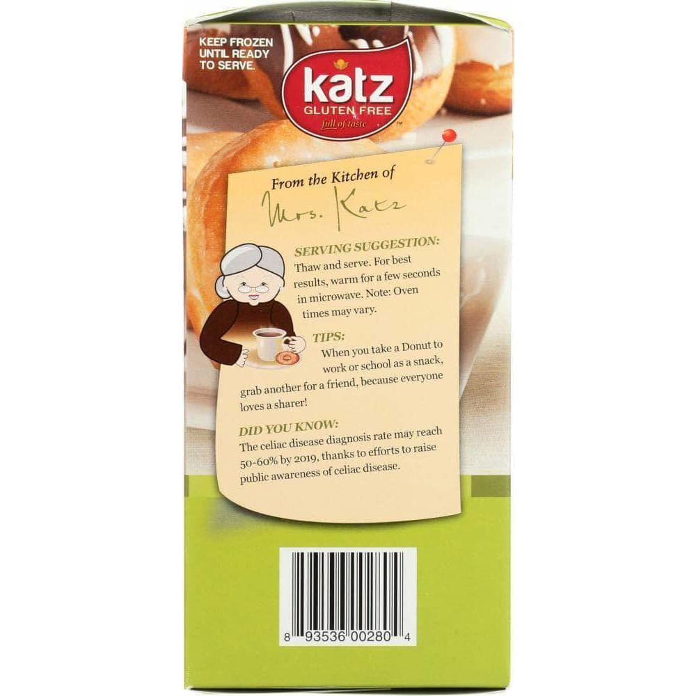 Katz Katz Gluten Free Glazed Donuts, 14 oz
