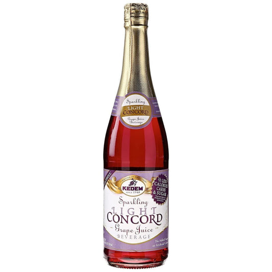 KEDEM: Juice Sparkling Light Concord 750 ML (Pack of 4) - Grocery > Beverages > Juices - Kedem