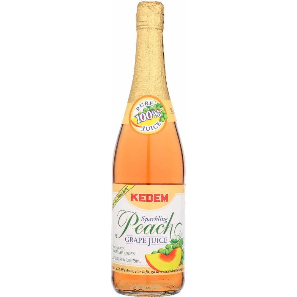 Kedem Kedem Juice Sparkling Peach, 25.4 oz