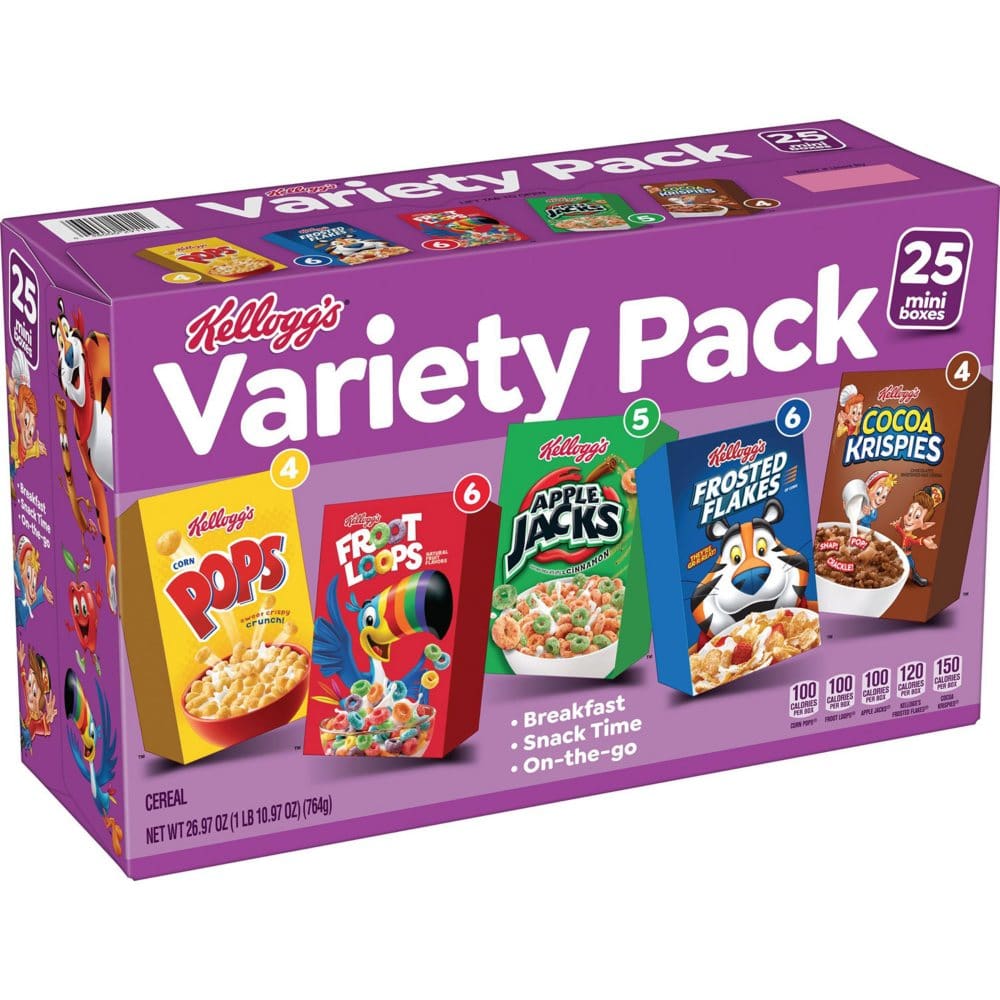 Kellogg’s Assorted Cereal (26.97 oz. 25 pk.) - New Items - Kellogg’s