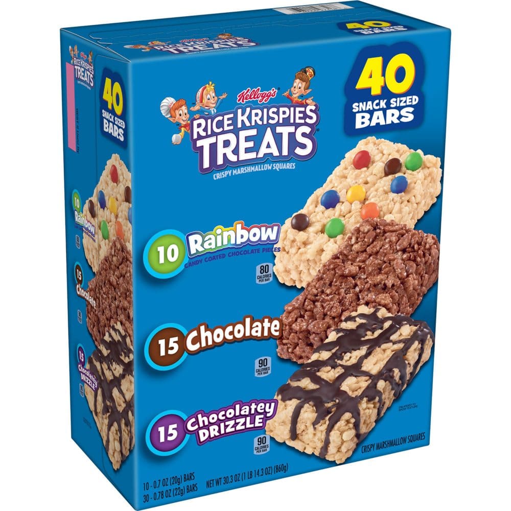 Kellogg’s Rice Krispies Treats Squares Original With Gems 30.3oz - Breakfast & Snack Bars - Kellogg’s Rice