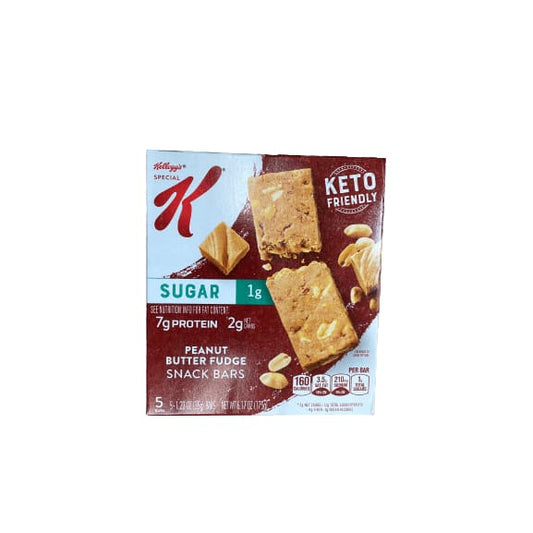 Special K Kellogg's Special K Snack Bars, Keto Friendly, Peanut Butter Fudge, 5 Ct, 6.17 Oz, Box