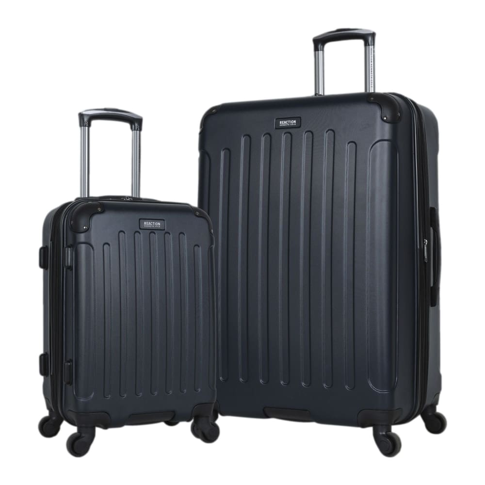 Cole Reaction 20" and 28" ABS Expandable 4Wheel Two Piece Luggage Set Navy Blue