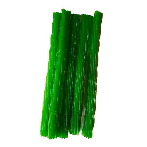 Kenny’s Jumbo Licorice Twists Green Apple 8oz (Case of 12) - Candy/Wrapped Candy - Kenny’s
