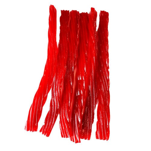 Kenny’s Jumbo Licorice Twists Red Raspberry 8oz (Case of 12) - Candy/Wrapped Candy - Kenny’s