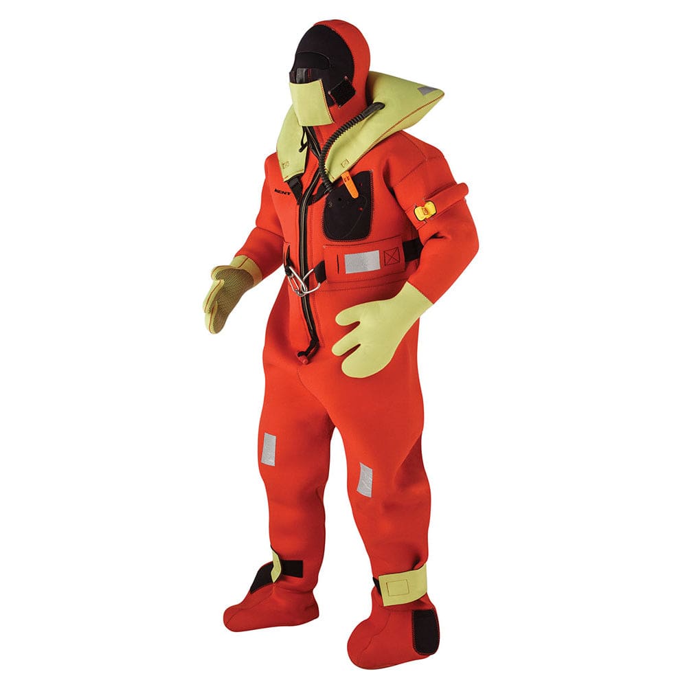 Kent Commerical Immersion Suit - USCG Only Version - Orange - Oversized - Marine Safety | Immersion/Dry/Work Suits - Kent Sporting Goods