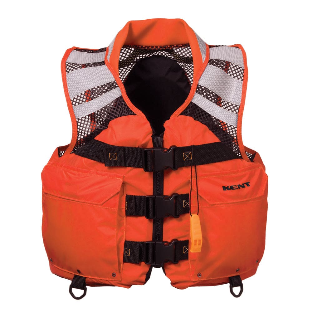 Kent Mesh Search and Rescue SAR Commercial Vest - Large - Marine Safety | Personal Flotation Devices - Kent Sporting Goods