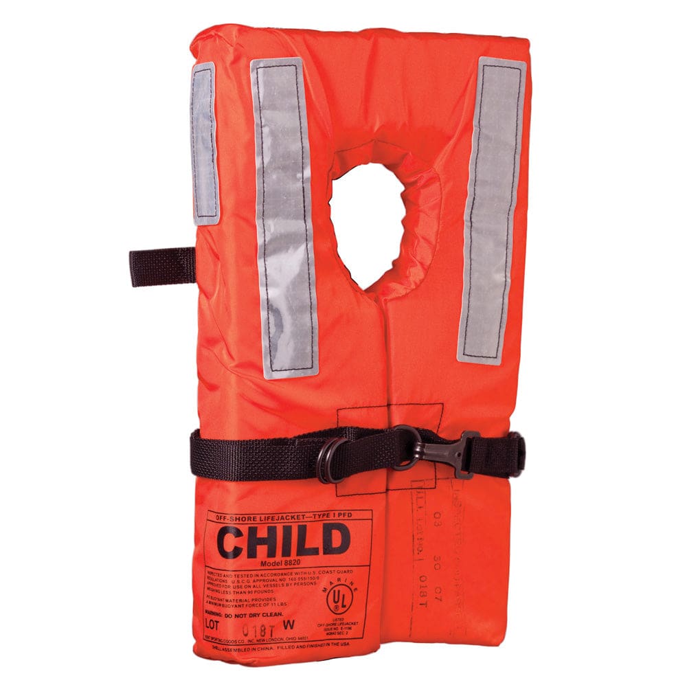 Kent Type 1 Collar Style Life Jacket - Child - Marine Safety | Personal Flotation Devices - Kent Sporting Goods