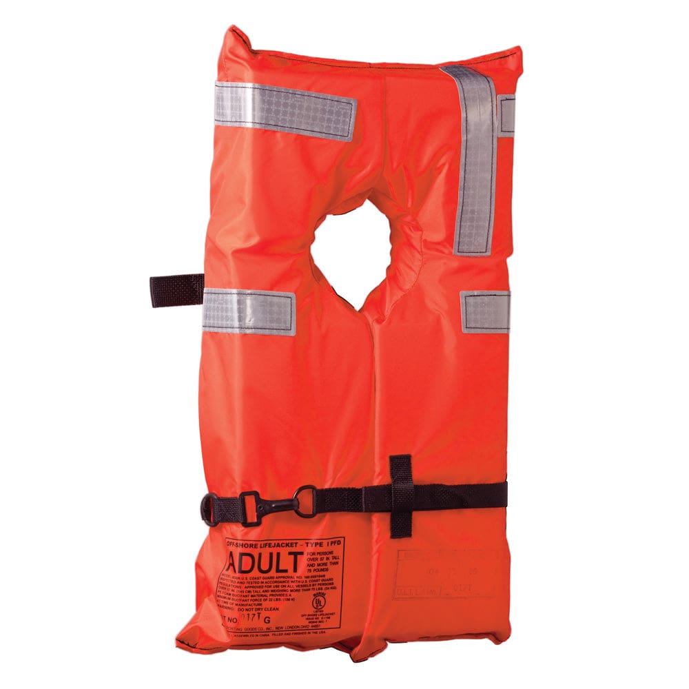 Kent Type I Collar Style Life Jacket - Adult Universal - Marine Safety | Personal Flotation Devices - Kent Sporting Goods