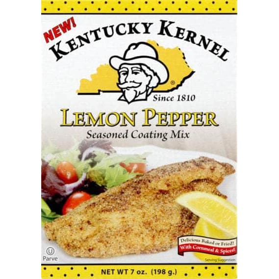 KENTUCKY KERNAL Grocery > Cooking & Baking > Seasonings KENTUCKY KERNAL: Lemon Pepper Seasoned Coating Mix, 7 oz