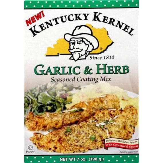 KENTUCKY KERNAL Grocery > Cooking & Baking > Seasonings KENTUCKY KERNEL: Garlic and Herb Seasoned Coating Mix, 7 oz