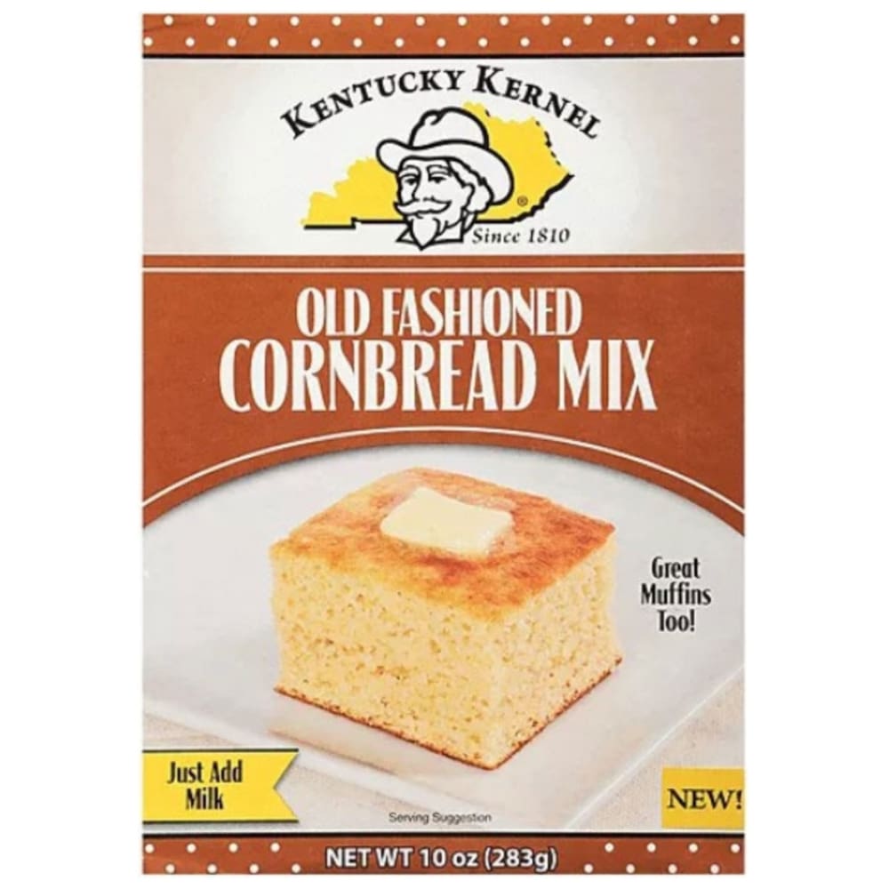 KENTUCKY KERNEL: Old Fashioned Cornbread Mix 10 oz (Pack of 5) - Grocery > Cooking & Baking > Baking Ingredients - KENTUCKY KERNEL