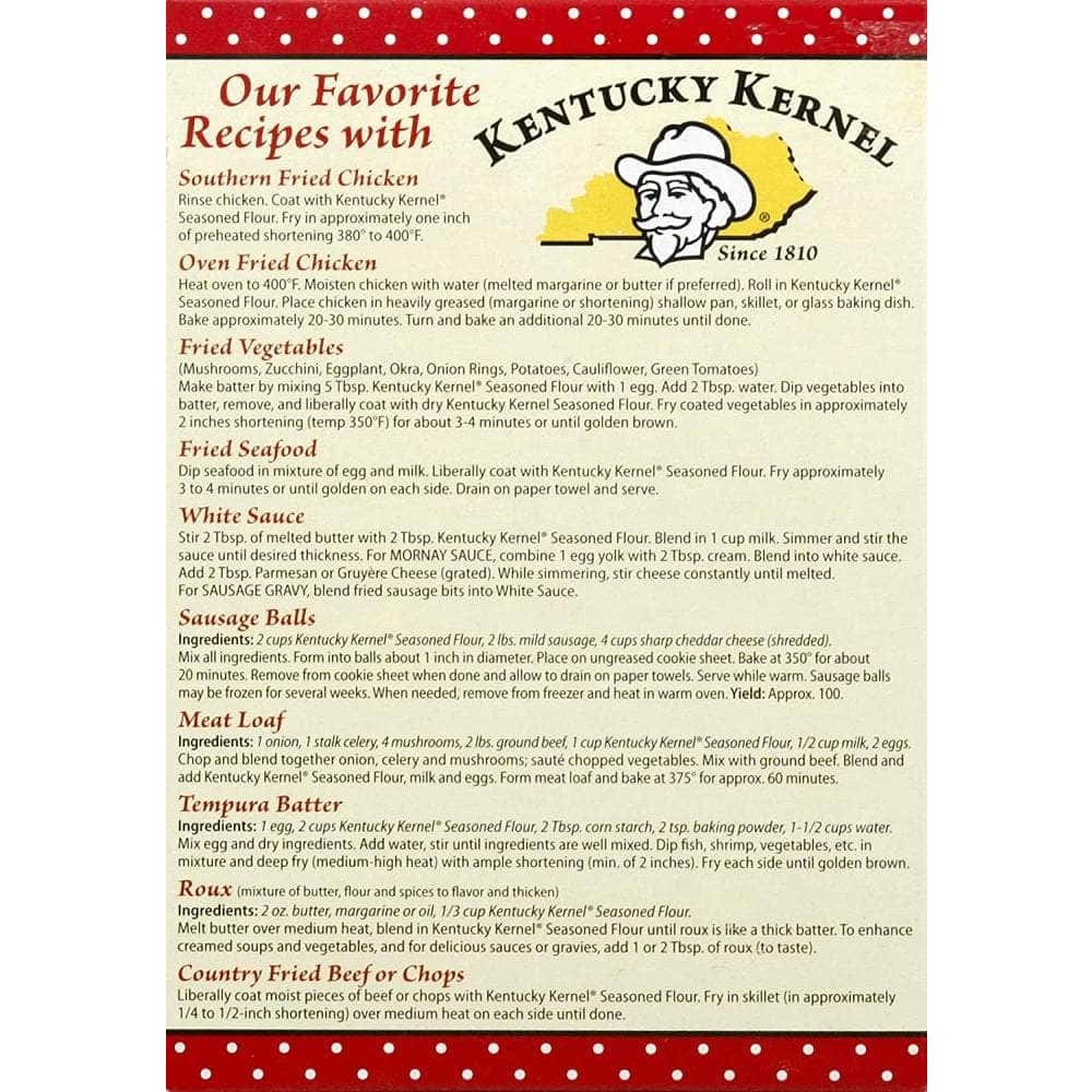 KENTUCKY KERNEL Kentucky Kernel Original Seasoned Flour, 10 Oz
