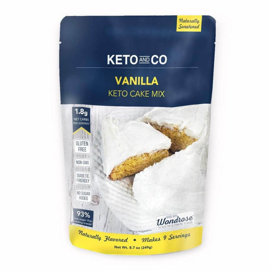 KETO & CO Keto & Co Mix Cake Vanilla, 8.7 Oz