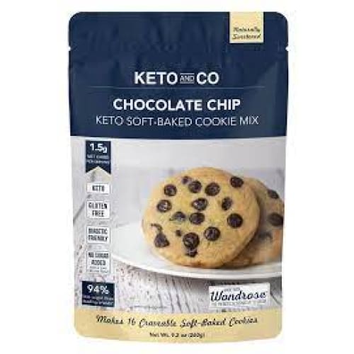 KETO & CO: Mix Keto Chclt Chp Cookie 9.1 oz (Pack of 3) - KETO &
