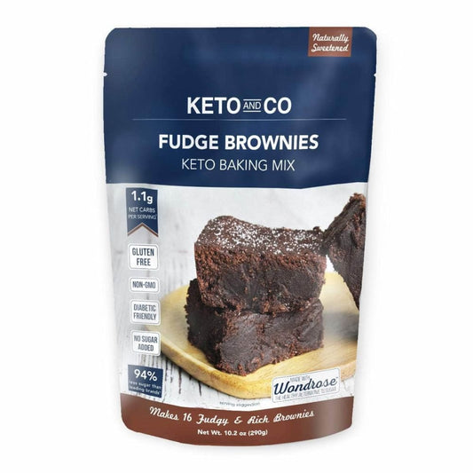 KETO & CO Keto & Co Mix Fudge Brownie, 10.2 Oz