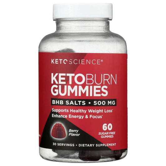 KETO SCIENCE: Keto Burn Bhb Gummies 60 ea - Vitamins & Supplements > Digestive Supplements - KETO SCIENCE