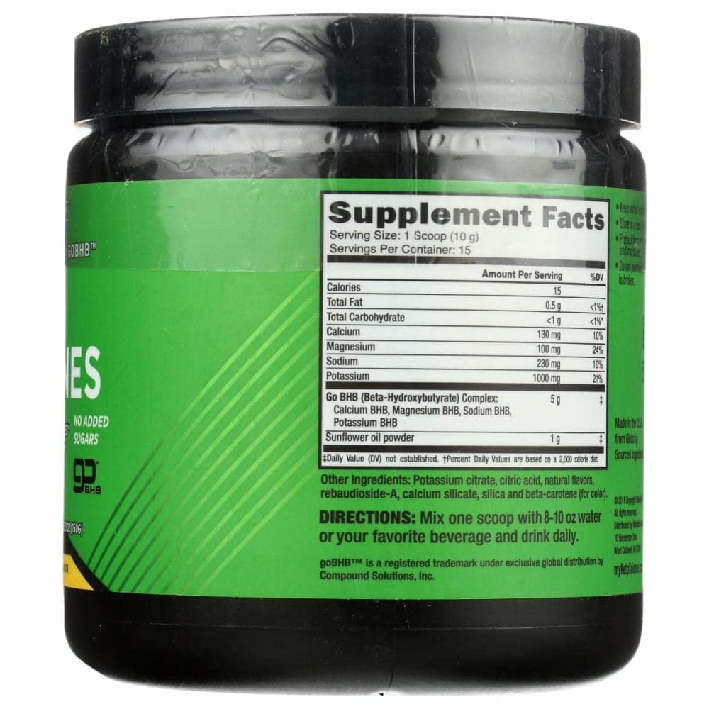 KETO SCIENCE Vitamins & Supplements > Weight Loss Products and Supplements KETO SCIENCE: Real Ketones, 5.3 oz