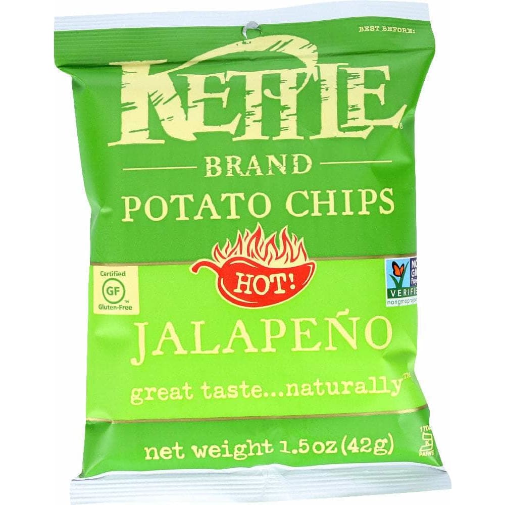 Kettle Brand Kettle Brand Hot! Jalapeno Potato Chips, 1.5 oz