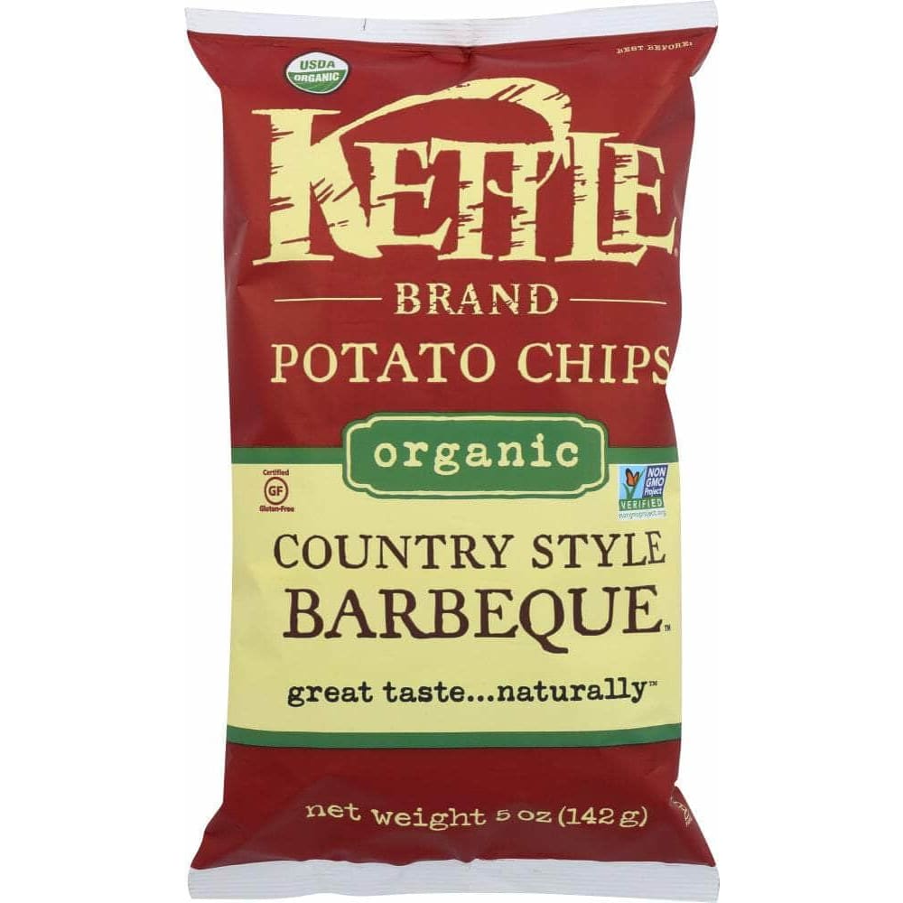 Snyders Of Hanover Kettle Brand Organic Potato Chips Country Style Barbeque, 5 oz