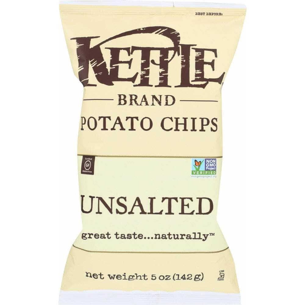 Snyders Of Hanover Kettle Brand Potato Chips Unsalted, 5 oz