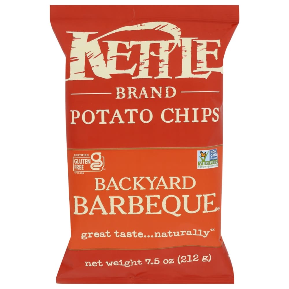 KETTLE FOODS: Backyard Barbecue Potato Chips 7.5 oz (Pack of 5) - KETTLE FOODS