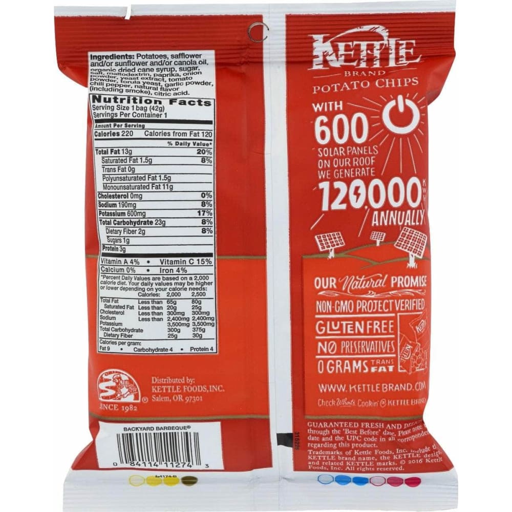 KETTLE FOODS Kettle Foods Backyard Barbeque, 1.5 Oz
