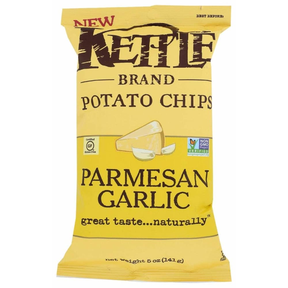 Kettle Foods Chips Kettl Garlic Parmesan, 5 Oz (Case of 4) | ShelHealth