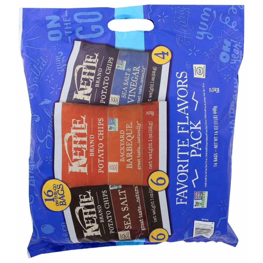 Kettle Foods Favorite Flavors Pack, 16 Oz ShelHealth