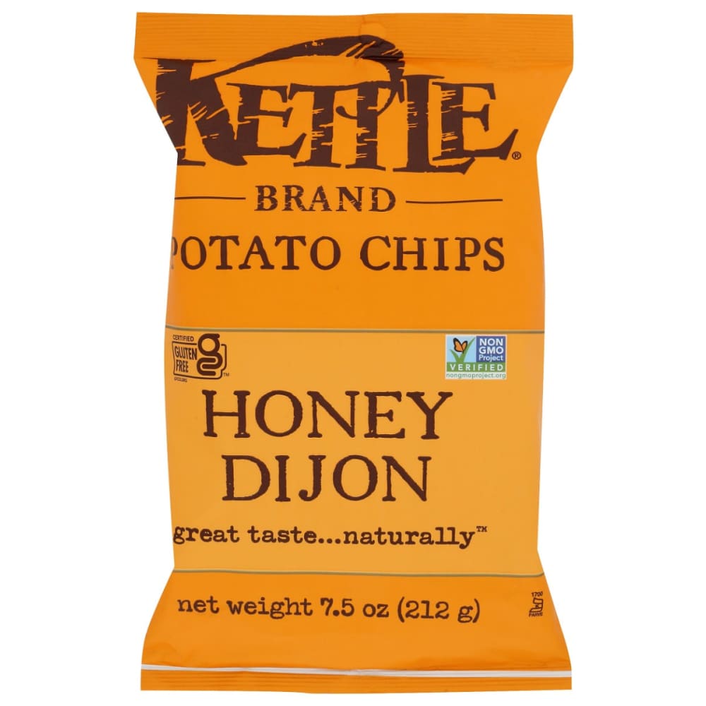 KETTLE FOODS: Honey Dijon Potato Chips 7.5 oz (Pack of 5) - KETTLE FOODS