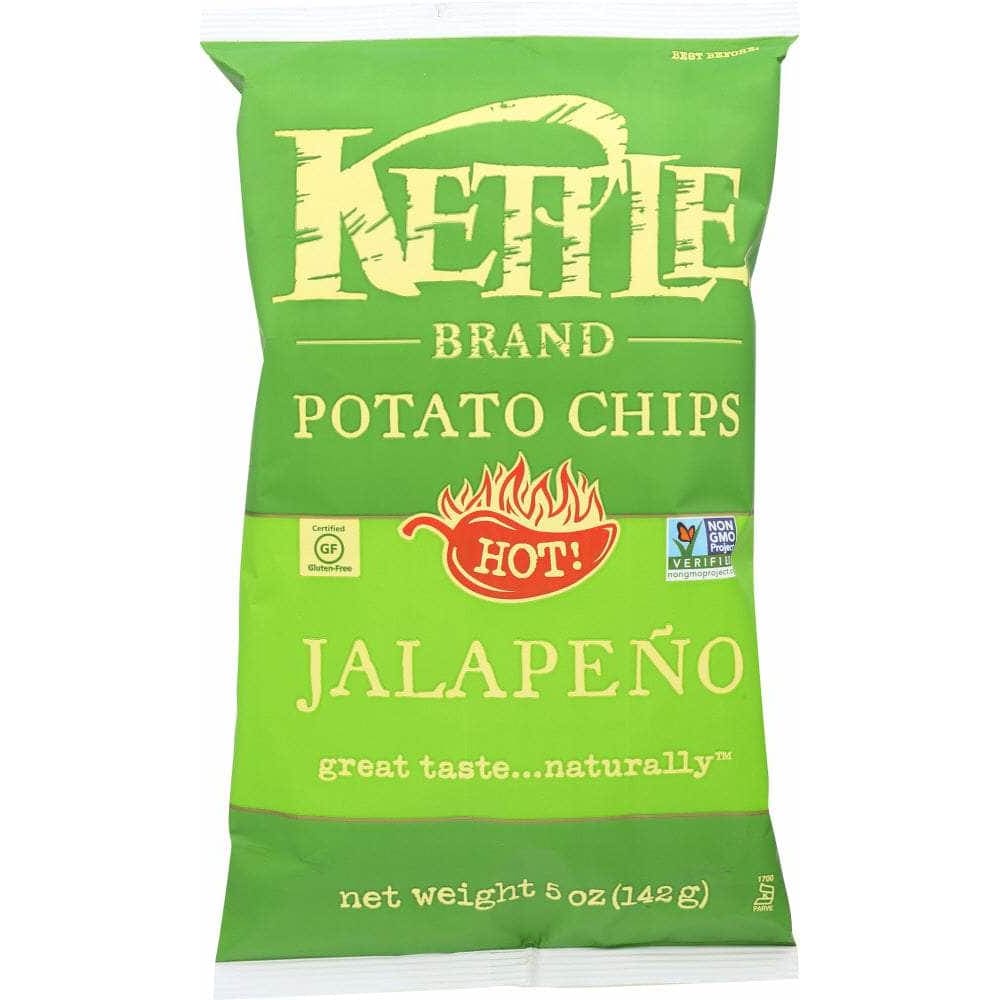 Kettle Brand Kettle Foods Potato Chips Jalapeno, 5 oz