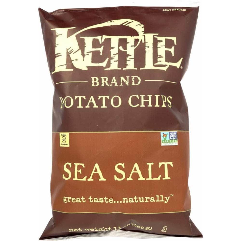 Kettle Brand Kettle Foods Sea Salt Potato Chips, 13 oz