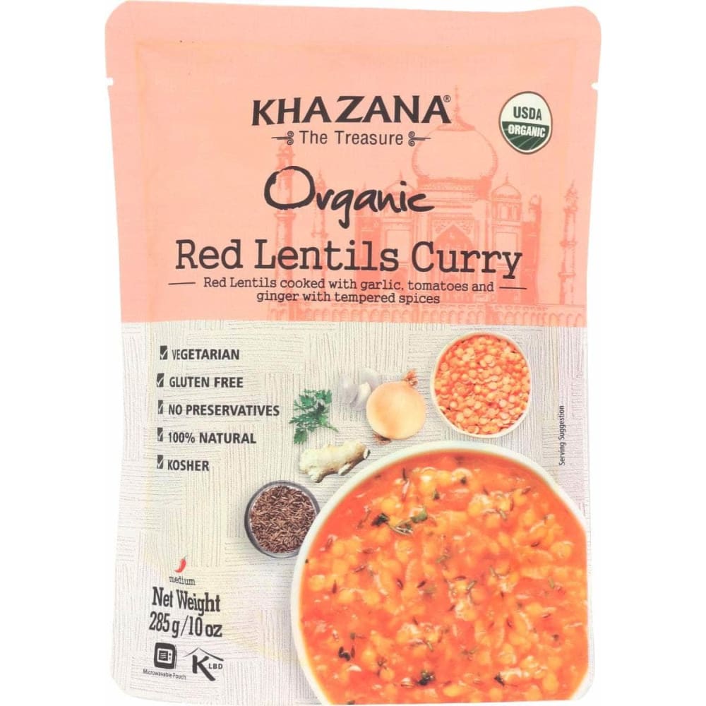 KHAZANA KHAZANA Entree Red Lentil Curry, 10 oz