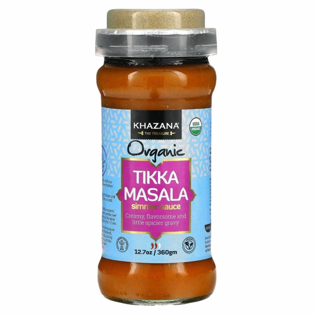 KHAZANA KHAZANA Organic Tikka Masala Simmer Sauce With Spice Cap, 12.7 oz