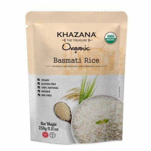 KHAZANA Grocery > Pantry > Rice KHAZANA: Rice Basmati Rte, 8.81 oz