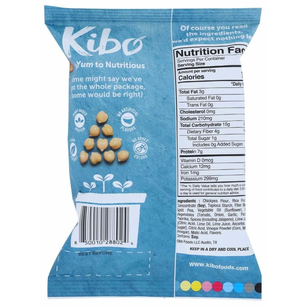 KIBO Grocery > Snacks > Chips > Vegetable & Fruit Chips KIBO: Chip Pico De Gallo, 1 oz
